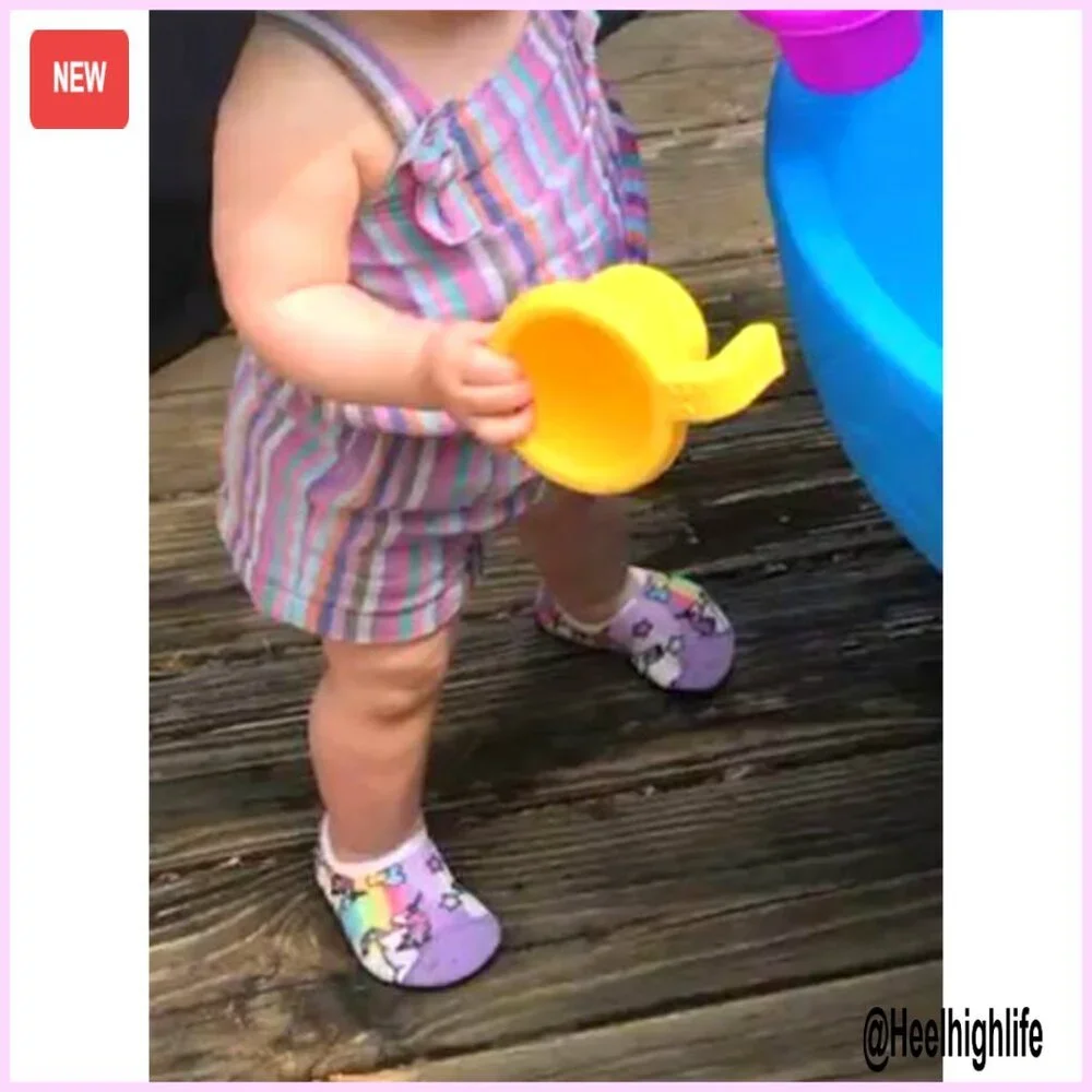 Toddler Water Shoes Quick Dry Barefoot Aqua Socks Non-Slip Swim Beach